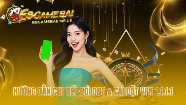 Cách vào 68 game bài khi bị chặn với hướng dẫn đổi DNS