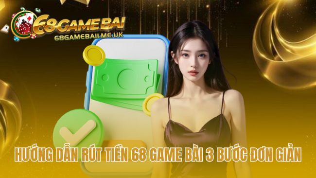 Quy trình rút tiền 68 game bài qua 3 bước tiện lợi