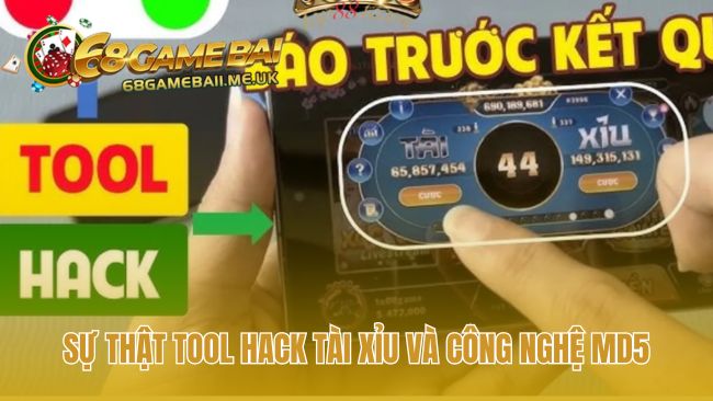 Công nghệ MD5 chống lại mọi tool hack tài xỉu lừa đảo